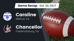 Recap: Caroline  vs. Chancellor  2017