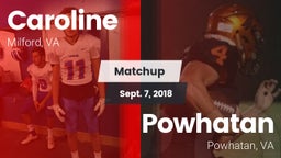 Matchup: Caroline vs. Powhatan  2018