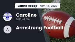 Recap: Caroline  vs. Armstrong  Football 2022