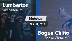 Matchup: Lumberton vs. Bogue Chitto  2016