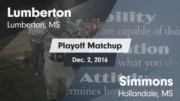 Matchup: Lumberton vs. Simmons  2016