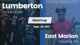 Matchup: Lumberton vs. East Marion  2017