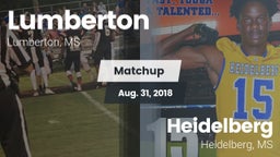 Matchup: Lumberton vs. Heidelberg  2018