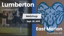 Matchup: Lumberton vs. East Marion  2018