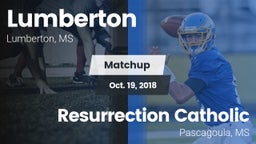 Matchup: Lumberton vs. Resurrection Catholic  2018