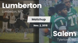 Matchup: Lumberton vs. Salem  2018