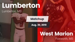 Matchup: Lumberton vs. West Marion  2019