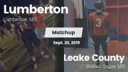 Matchup: Lumberton vs. Leake County  2019