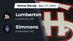 Recap: Lumberton  vs. Simmons  2020