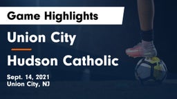 Union City  vs Hudson Catholic  Game Highlights - Sept. 14, 2021