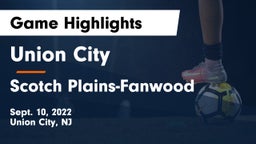 Union City  vs Scotch Plains-Fanwood  Game Highlights - Sept. 10, 2022