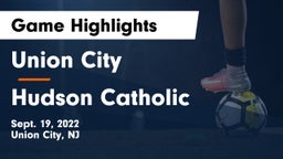 Union City  vs Hudson Catholic  Game Highlights - Sept. 19, 2022