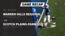 Recap: Warren Hills Regional  vs. Scotch Plains-Fanwood  2015