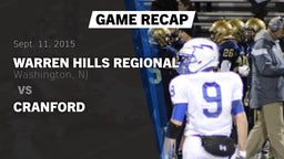 Recap: Warren Hills Regional  vs. Cranford 2015