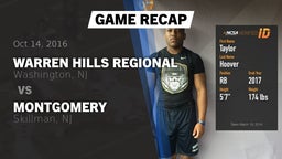 Recap: Warren Hills Regional  vs. Montgomery  2016
