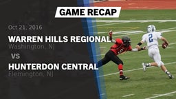 Recap: Warren Hills Regional  vs. Hunterdon Central  2016