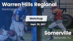 Matchup: Warren Hills Regiona vs. Somerville  2017