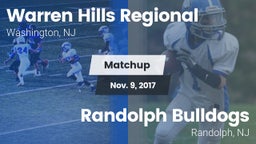 Matchup: Warren Hills Regiona vs. Randolph Bulldogs 2017