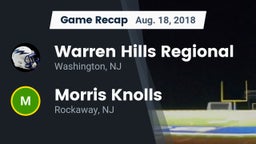 Recap: Warren Hills Regional  vs. Morris Knolls  2018
