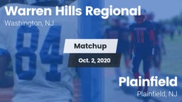 Matchup: Warren Hills Regiona vs. Plainfield  2020