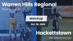Matchup: Warren Hills Regiona vs. Hackettstown  2020