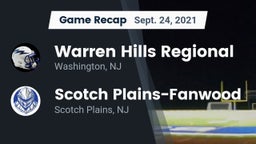 Recap: Warren Hills Regional  vs. Scotch Plains-Fanwood  2021