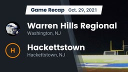 Recap: Warren Hills Regional  vs. Hackettstown  2021
