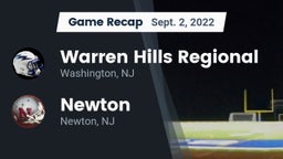 Recap: Warren Hills Regional  vs. Newton  2022