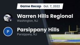Recap: Warren Hills Regional  vs. Parsippany Hills  2022