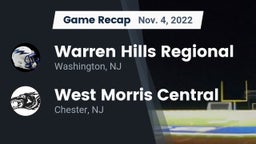 Recap: Warren Hills Regional  vs. West Morris Central  2022