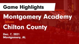 Montgomery Academy  vs Chilton County  Game Highlights - Dec. 7, 2021