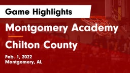 Montgomery Academy  vs Chilton County  Game Highlights - Feb. 1, 2022