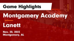 Montgomery Academy  vs Lanett  Game Highlights - Nov. 20, 2023