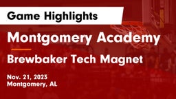Montgomery Academy  vs Brewbaker Tech Magnet  Game Highlights - Nov. 21, 2023
