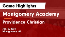 Montgomery Academy  vs Providence Christian  Game Highlights - Jan. 9, 2024