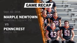 Recap: Marple Newtown  vs. Penncrest  2016