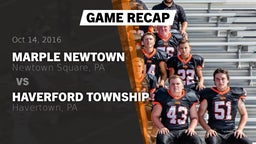 Recap: Marple Newtown  vs. Haverford Township  2016