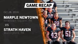 Recap: Marple Newtown  vs. Strath Haven  2016