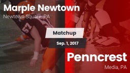 Matchup: Marple Newtown vs. Penncrest  2017