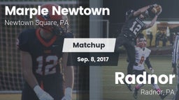 Matchup: Marple Newtown vs. Radnor  2017