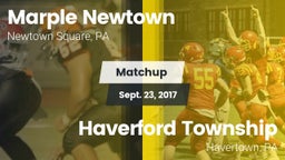 Matchup: Marple Newtown vs. Haverford Township  2017