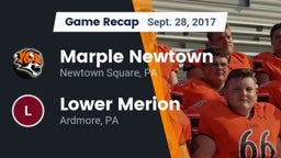 Recap: Marple Newtown  vs. Lower Merion  2017