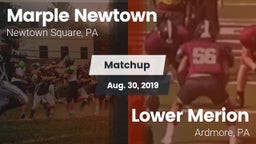 Matchup: Marple Newtown vs. Lower Merion  2019