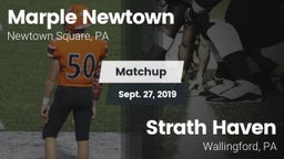 Matchup: Marple Newtown vs. Strath Haven  2019