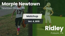 Matchup: Marple Newtown vs. Ridley  2019