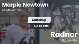 Matchup: Marple Newtown vs. Radnor  2019