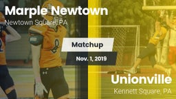 Matchup: Marple Newtown vs. Unionville  2019