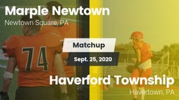 Matchup: Marple Newtown vs. Haverford Township  2020