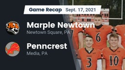Recap: Marple Newtown  vs. Penncrest  2021