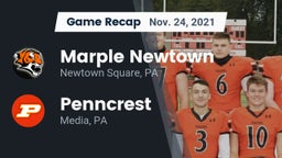 Recap: Marple Newtown  vs. Penncrest  2021